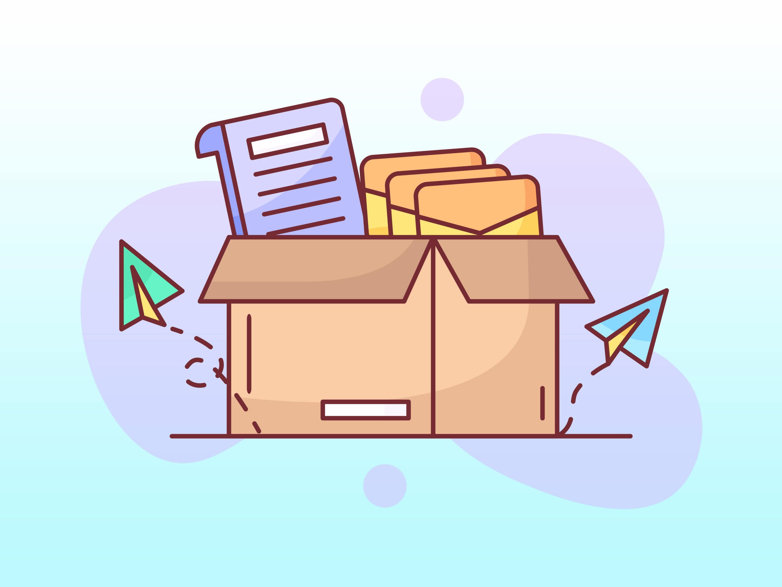 box illustration