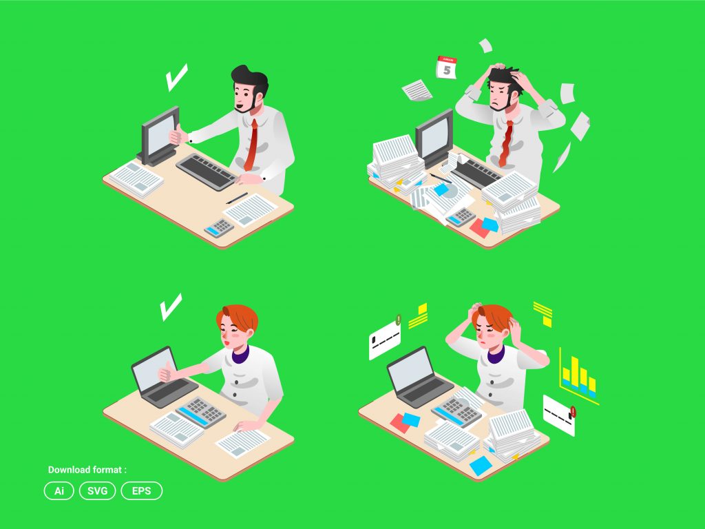 Employee illustration